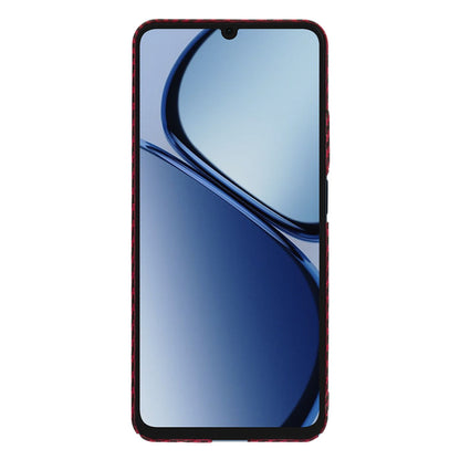 Kuori Realme C63 / C61:lle, Techsuit, Carbonite FiberShell, Punainen