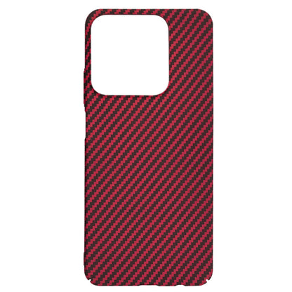 Kuori Realme C63 / C61:lle, Techsuit, Carbonite FiberShell, Punainen