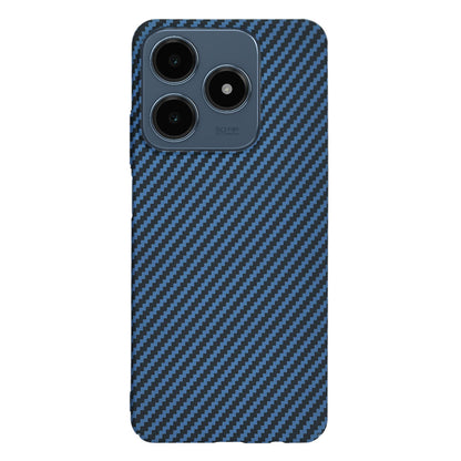 Kuori Realme C63 / C61:lle, Techsuit, Carbonite FiberShell, Turkoosi