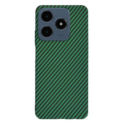 Kuori Realme C63 / C61:lle, Techsuit, Carbonite FiberShell, Vihreä