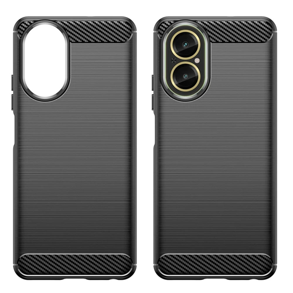 Kuori Realme C67 4G:lle, Techsuit, Hiili, Musta