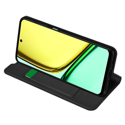 Kuori Realme C67 4G:lle, Techsuit, Magskin Book, Musta
