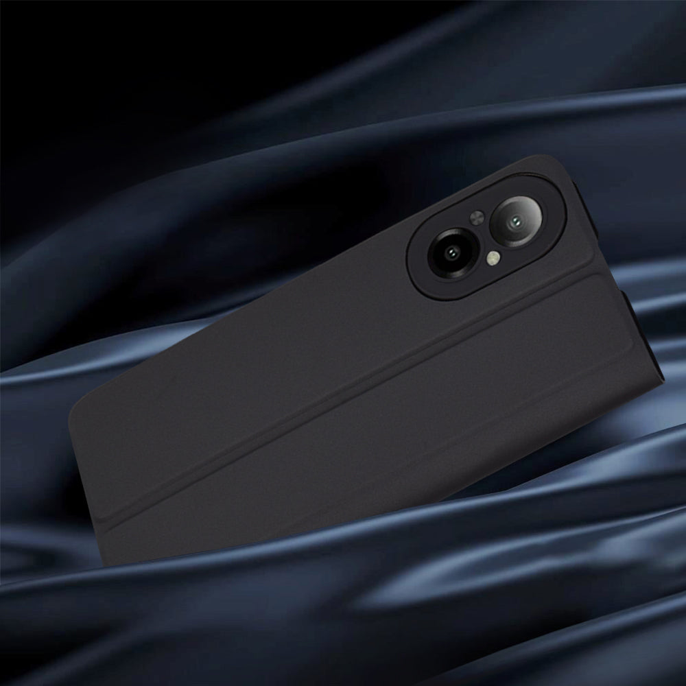 Kuori Realme C67 4G:lle, Techsuit, Magskin Book, Musta