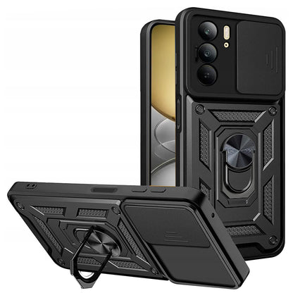 Kuori Realme C75 5G / 14x:lle, Techsuit, CamShield, Musta