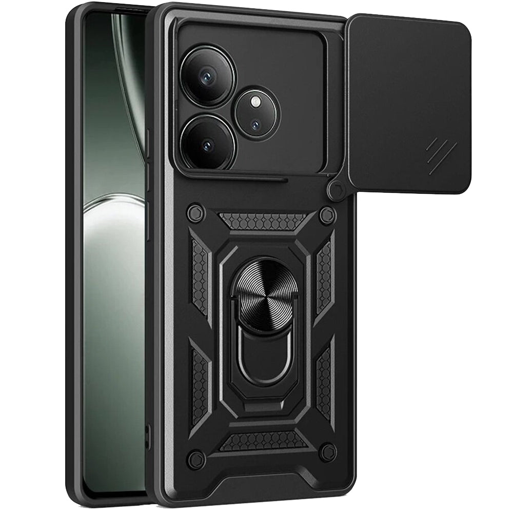 Case for Realme GT 6T / GT 6, Techsuit, CamShield, Black