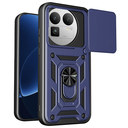 Kotelo Realme GT 8 Pro:lle, Techsuit, CamShield (pyöreä kamera-aukko), Sininen