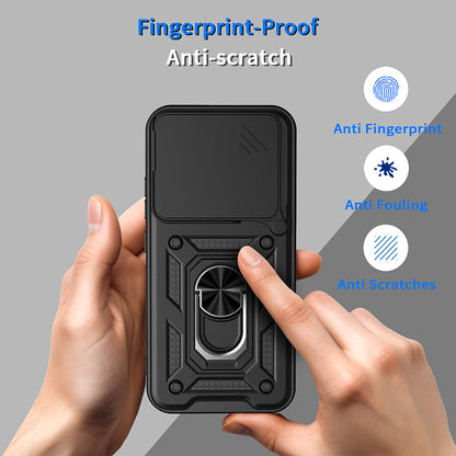 Kotelo Realme GT 8 Pro:lle, Techsuit, CamShield (pyöreä kamera-aukko), musta