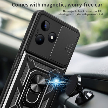Case for Realme Note 50 / C51, Techsuit, CamShield, Black