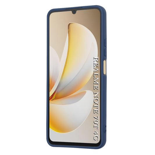Suojakotelo Realme Note 70T:lle, Techsuit, SoftFlex, Tummansininen