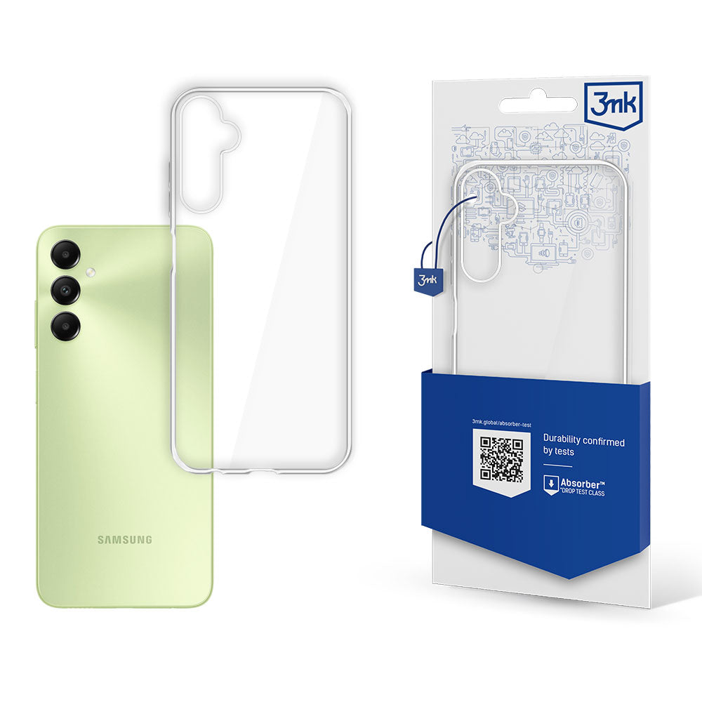Kuori Samsung Galaxy A05s A057:lle, 3MK, Kirkas, Läpinäkyvä