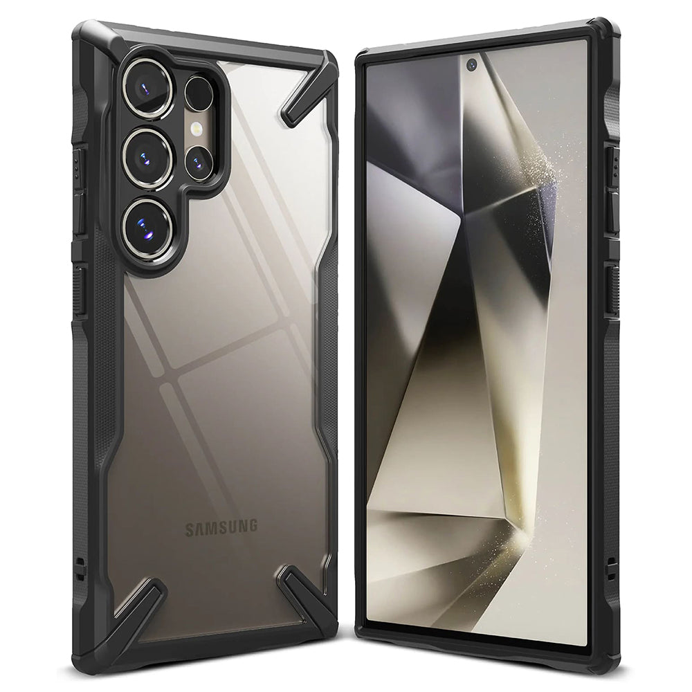 Suojakotelo Samsung Galaxy S24 Ultra S928:lle, Ringke, Fusion X, Musta