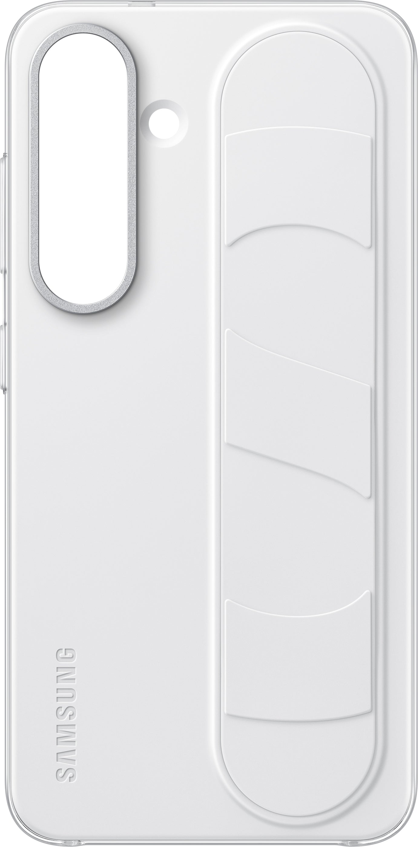Kotelo Samsung Galaxy S25 S931:lle, Standing Grip, Valkoinen EF-GS931CWEGWW