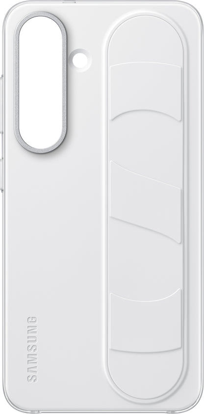 Kotelo Samsung Galaxy S25 S931:lle, Standing Grip, Valkoinen EF-GS931CWEGWW