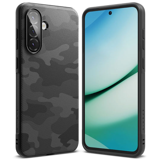 Kotelo Samsung Galaxy A36 A366:lle, Ringke, Onyx Camo, Musta