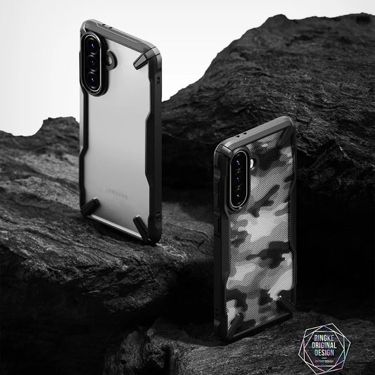 Suojakotelo Samsung Galaxy A56 A566 / A36 A366, Ringke, Fusion X Camo, Musta