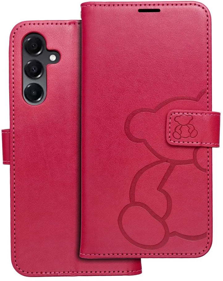 Kuori Samsung Galaxy A16 5G A166:lle, OEM, MEZZO Teddy Bear, Magenta
