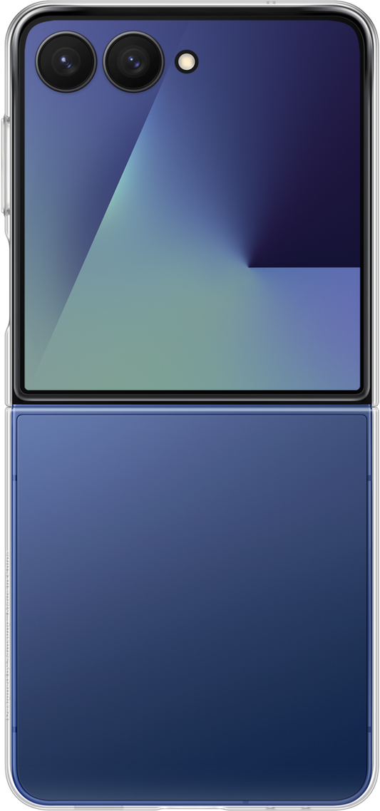 Kotelo Samsung Galaxy Z Flip7 F766:lle, Clear Case, Läpinäkyvä EF-AF766CTEGWW