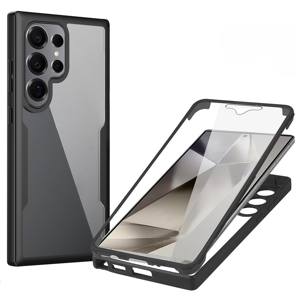 Kuori Samsung Galaxy S25 Ultra S938:lle, Techsuit, ColorVerse 360, Musta