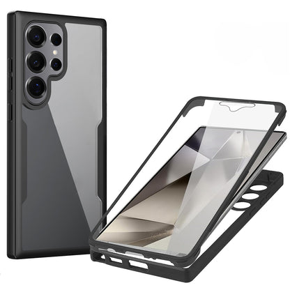 Kuori Samsung Galaxy S25 Ultra S938:lle, Techsuit, ColorVerse 360, Musta