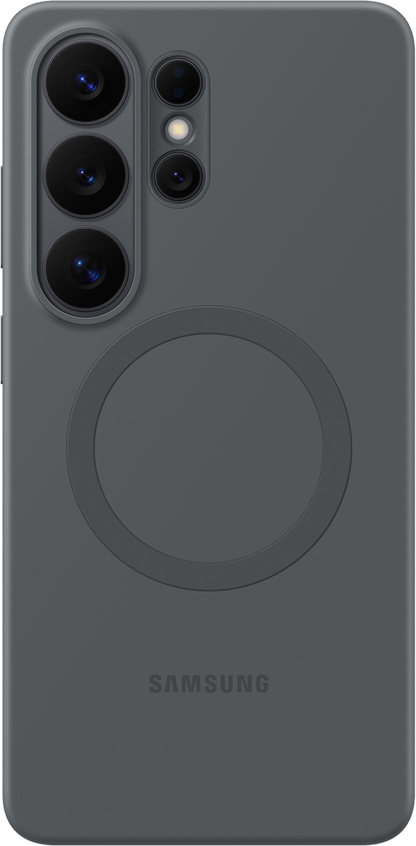 Kotelo Samsung Galaxy S26 Ultra S948:lle, Silicone Magnet Case, Musta EF-ES948CBEGWW