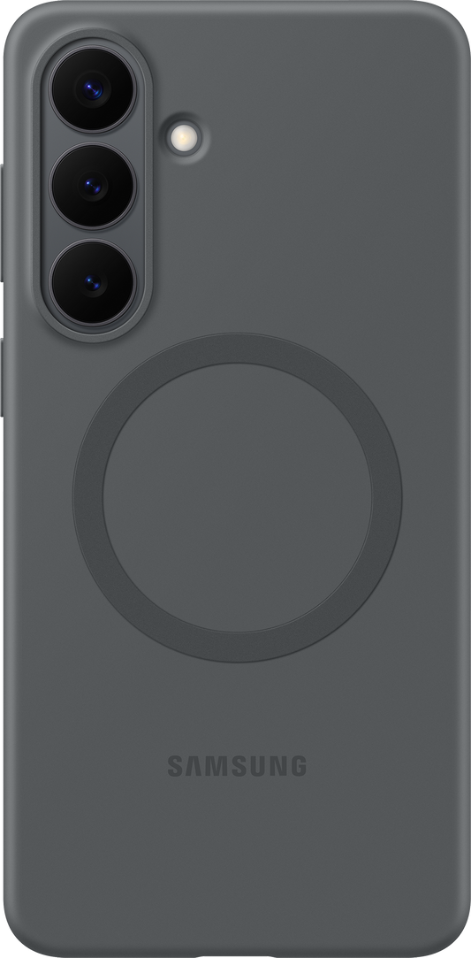 Kotelo Samsung Galaxy S26 Plus S947:lle, Silicone Magnet Case, Musta EF-ES947CBEGWW