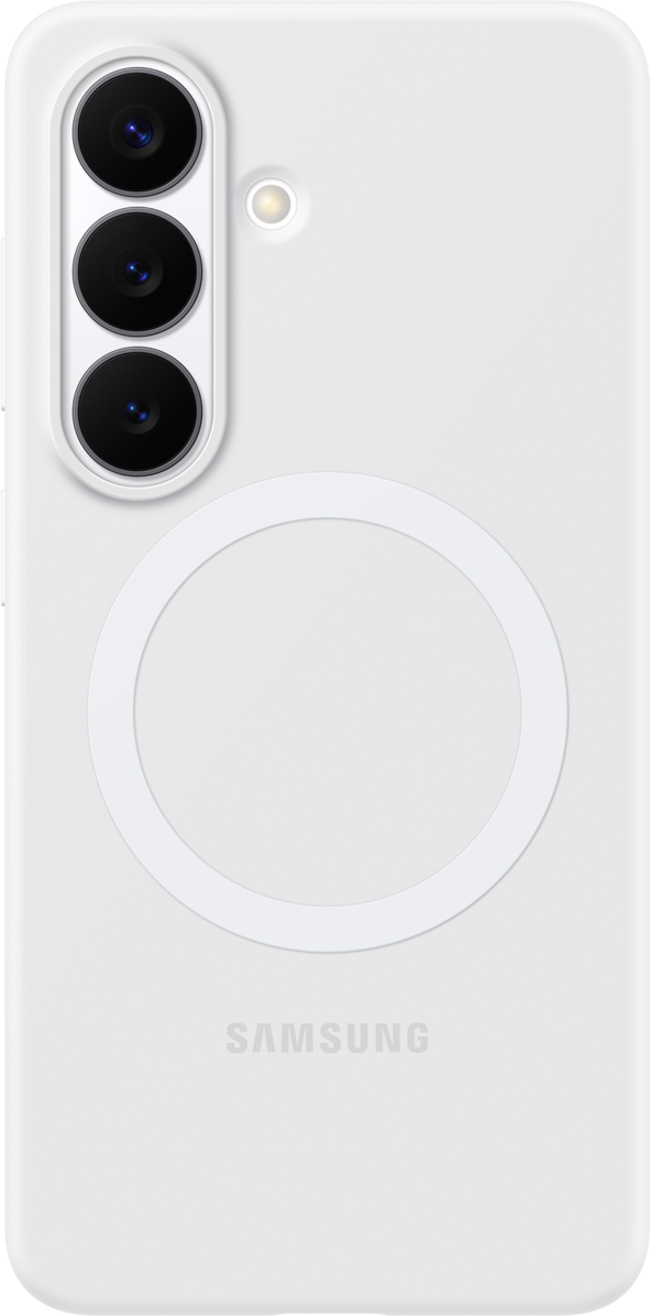 Suojakotelo Samsung Galaxy S26 S942:lle, Silicone Magnet Case, Valkoinen EF-ES942CWEGWW