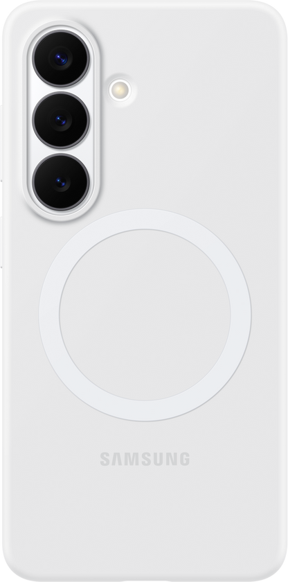 Suojakotelo Samsung Galaxy S26 S942:lle, Silicone Magnet Case, Valkoinen EF-ES942CWEGWW