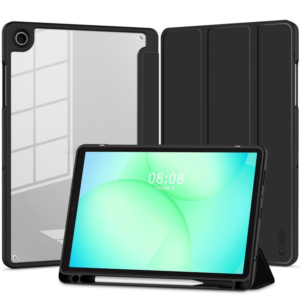 Kuori Samsung Galaxy Tab A11 / Tab A9:lle, Tech-Protect, SC PEN Hybrid, Musta