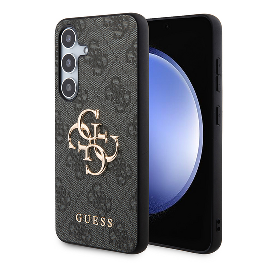 Kuori Samsung Galaxy S24+ S926:lle, Guess, 4G Big Logo, Musta, Uudelleenpakattu