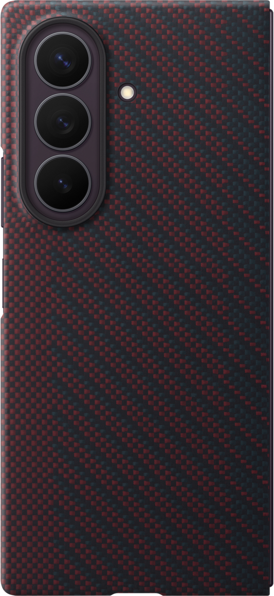Kuori Samsung Galaxy Z Fold8 Ultra F976:lle, Carbon Magnet Case, Punainen EF-KF976SREGWW