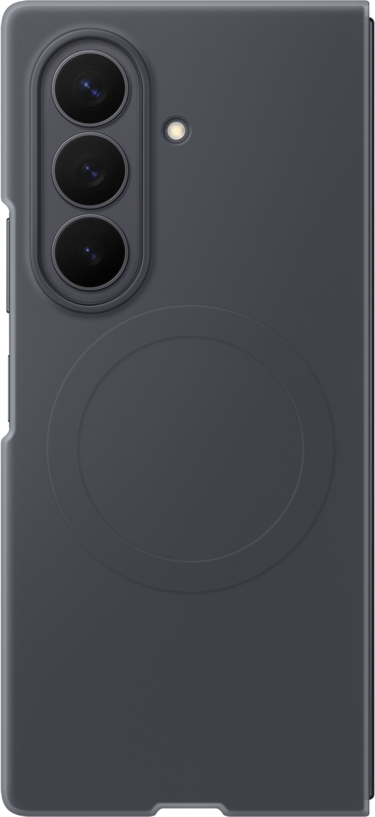 Kuori Samsung Galaxy Z Fold8 Ultra F976:lle, Silicone Magnet Case, Musta EF-EF976CBEGWW