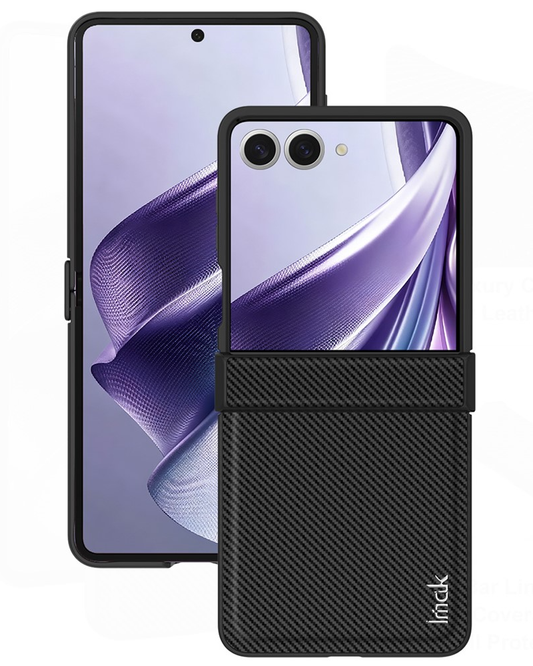 Kuori Samsung Galaxy Z Flip8 F776:lle, Imak, Hiili, Musta