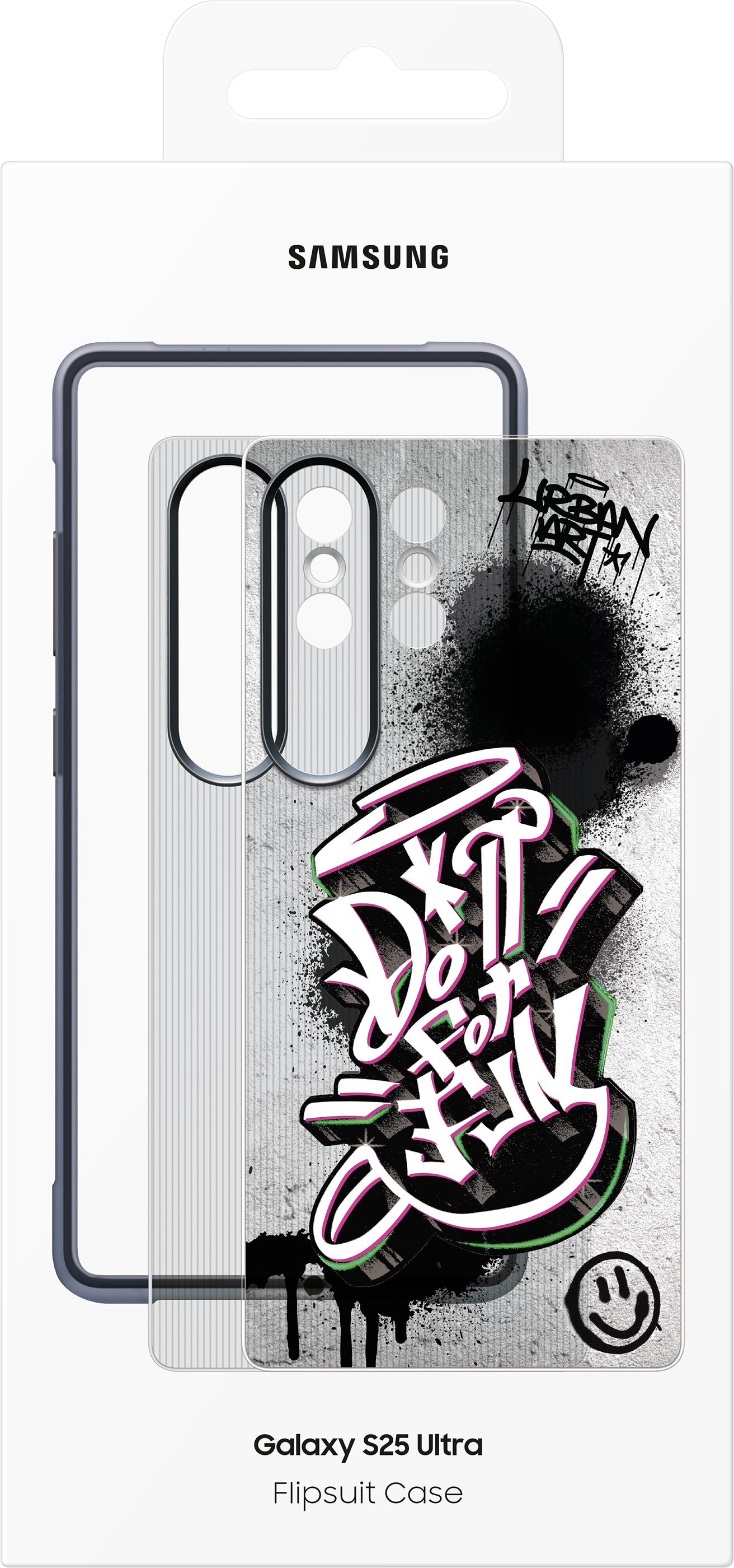 Suojakotelo Samsung Galaxy S25 Ultra S938:lle, FlipSuit Rugged Case, Musta EF-JS938CBEGWW