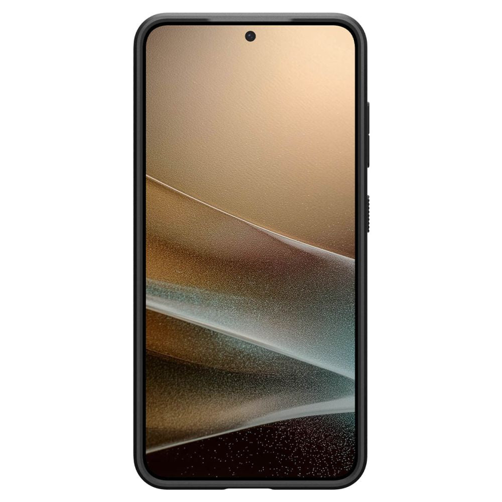 Suojakotelo Samsung Galaxy S25 S931:lle, Spigen, Liquid Air, Musta ACS09000
