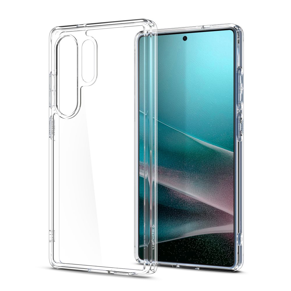 Kuori Samsung Galaxy S25 Ultra S938:lle, Spigen, Ultra Hybrid, Läpinäkyvä ACS08961