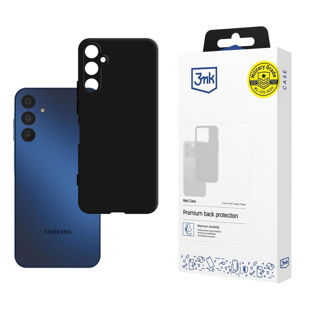 Kuori Samsung Galaxy A15 5G A156 / A15 A155, 3MK, Mattamusta