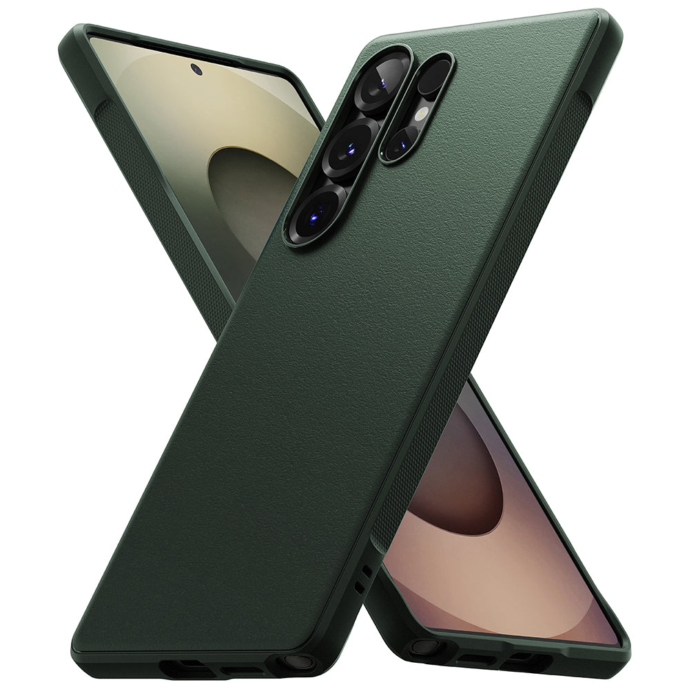 Suojakotelo Samsung Galaxy S25 Ultra S938:lle, Ringke, Onyx, Vihreä