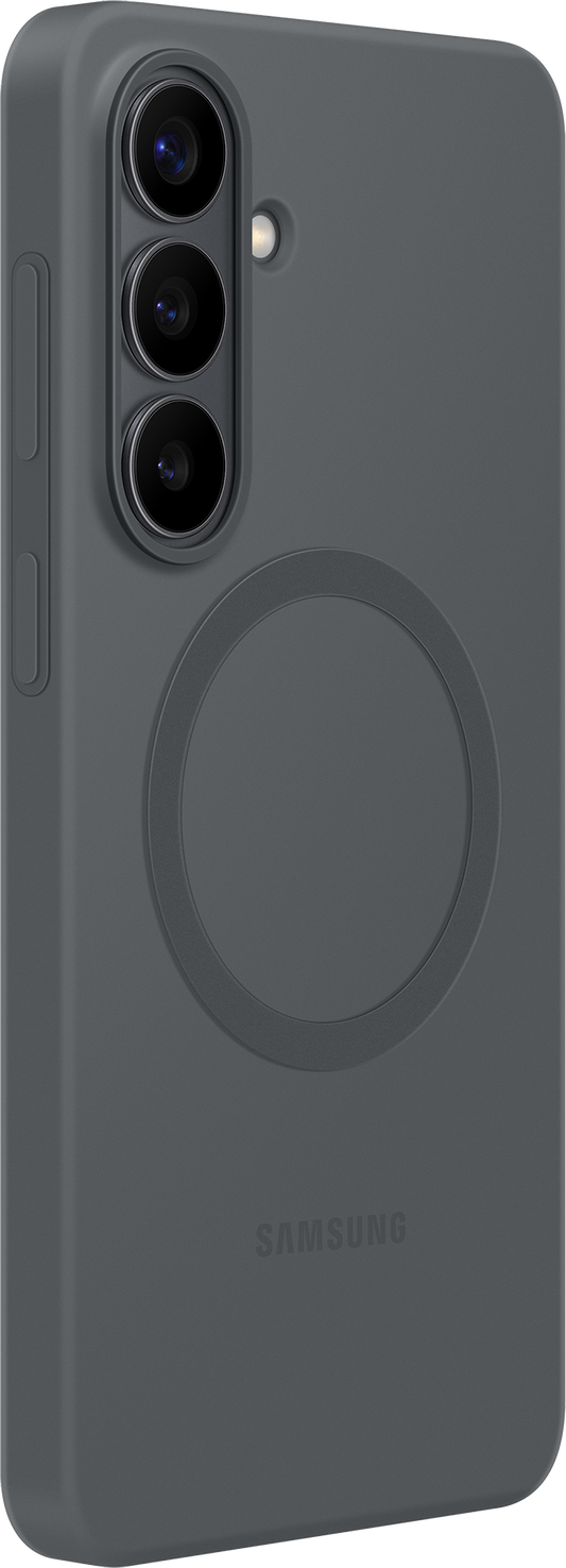 Kotelo Samsung Galaxy S26 Plus S947:lle, Silicone Magnet Case, Musta EF-ES947CBEGWW