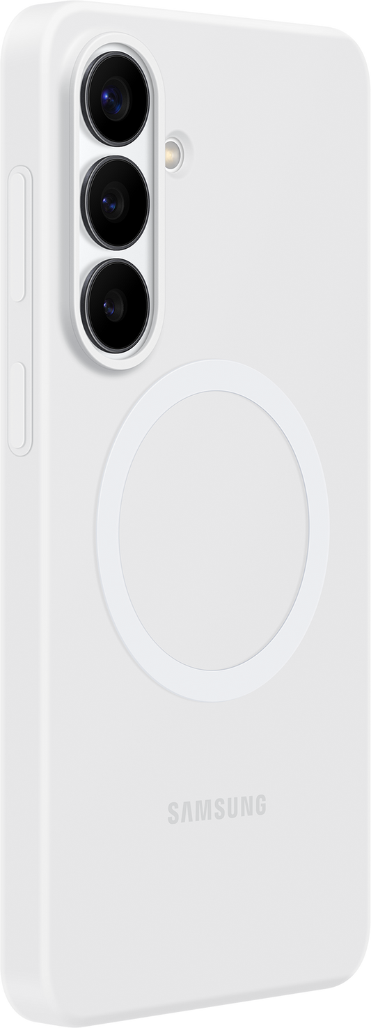 Kotelo Samsung Galaxy S26 Plus S947:lle, Silicone Magnet Case, Valkoinen EF-ES947CWEGWW