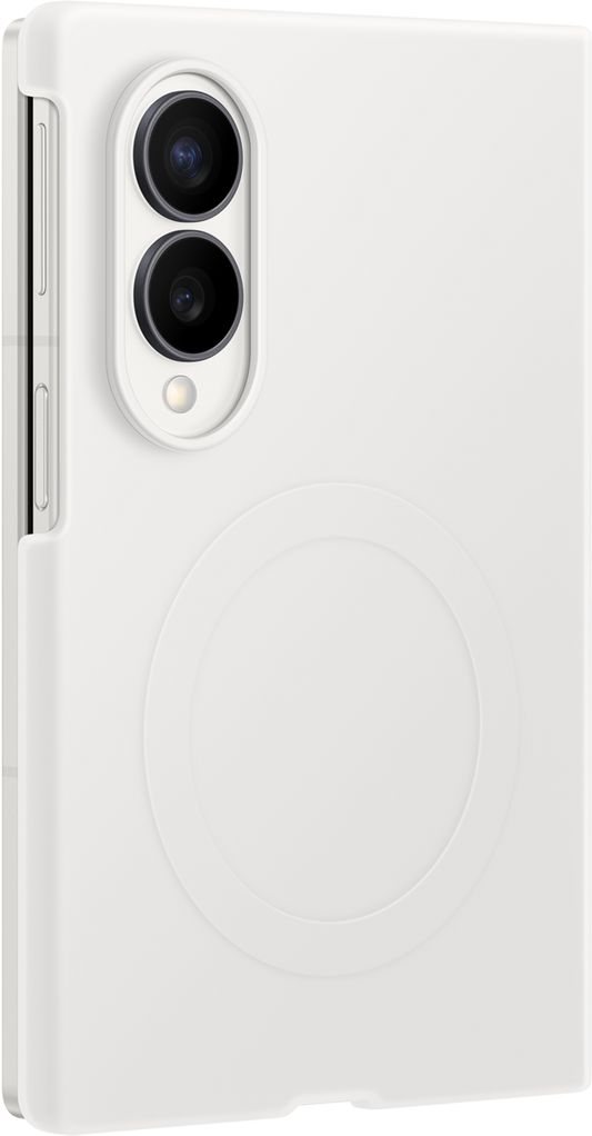 Kuori Samsung Galaxy Z Fold8 F971:lle, silikoninen magneettikotelo, valkoinen EF-EF971CWEGWW