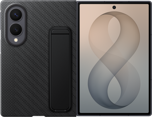 Kuori Samsung Galaxy Z Fold8 F971:lle, Carbon Standing, Musta EF-XF971SBEGWW
