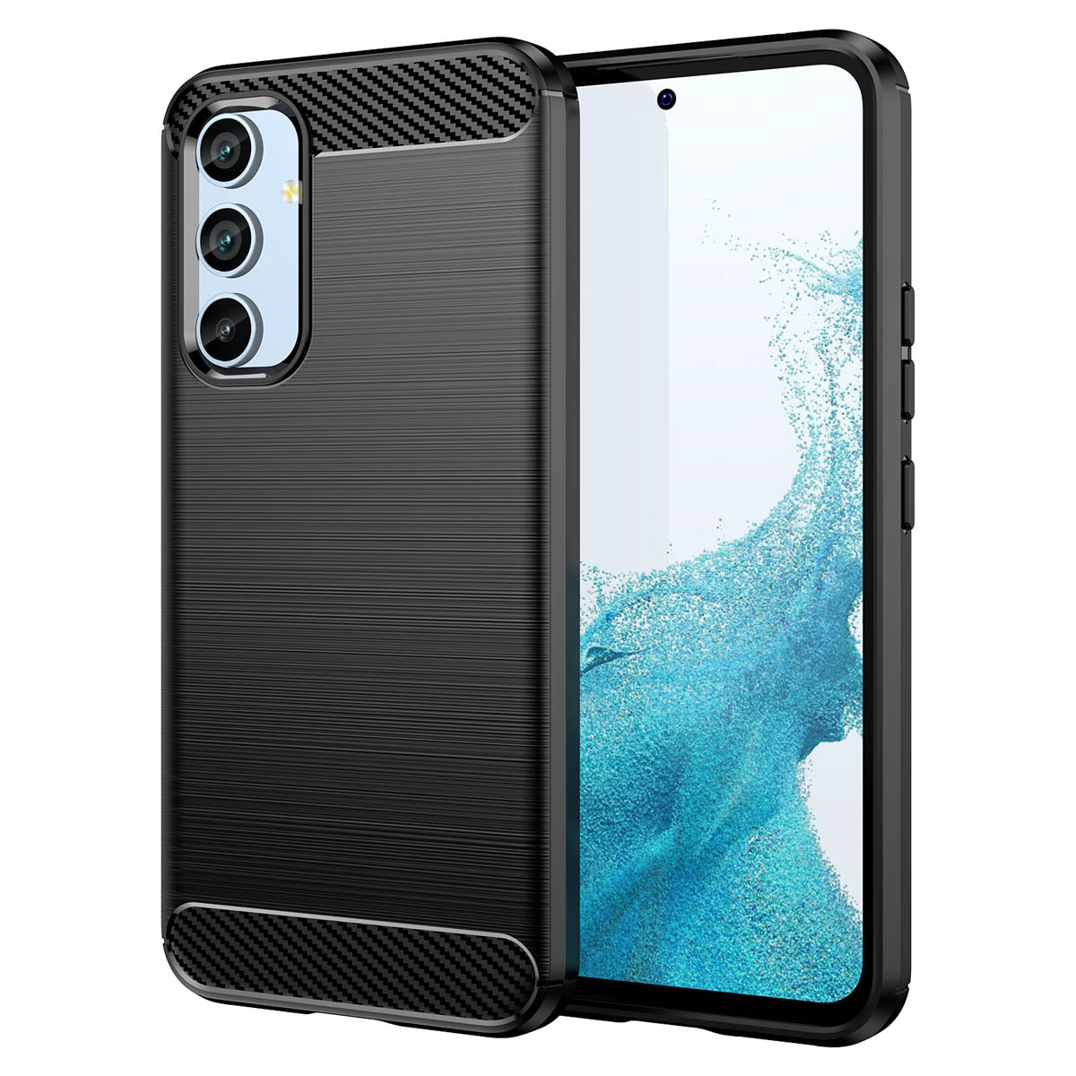Kuori Samsung Galaxy A54 A546:lle, OEM, Hiili, Musta