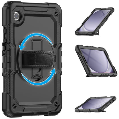 Kuori Samsung Galaxy Tab A11+ / Tab A9+ -tabletille, Tech-Protect, Solid360, Musta