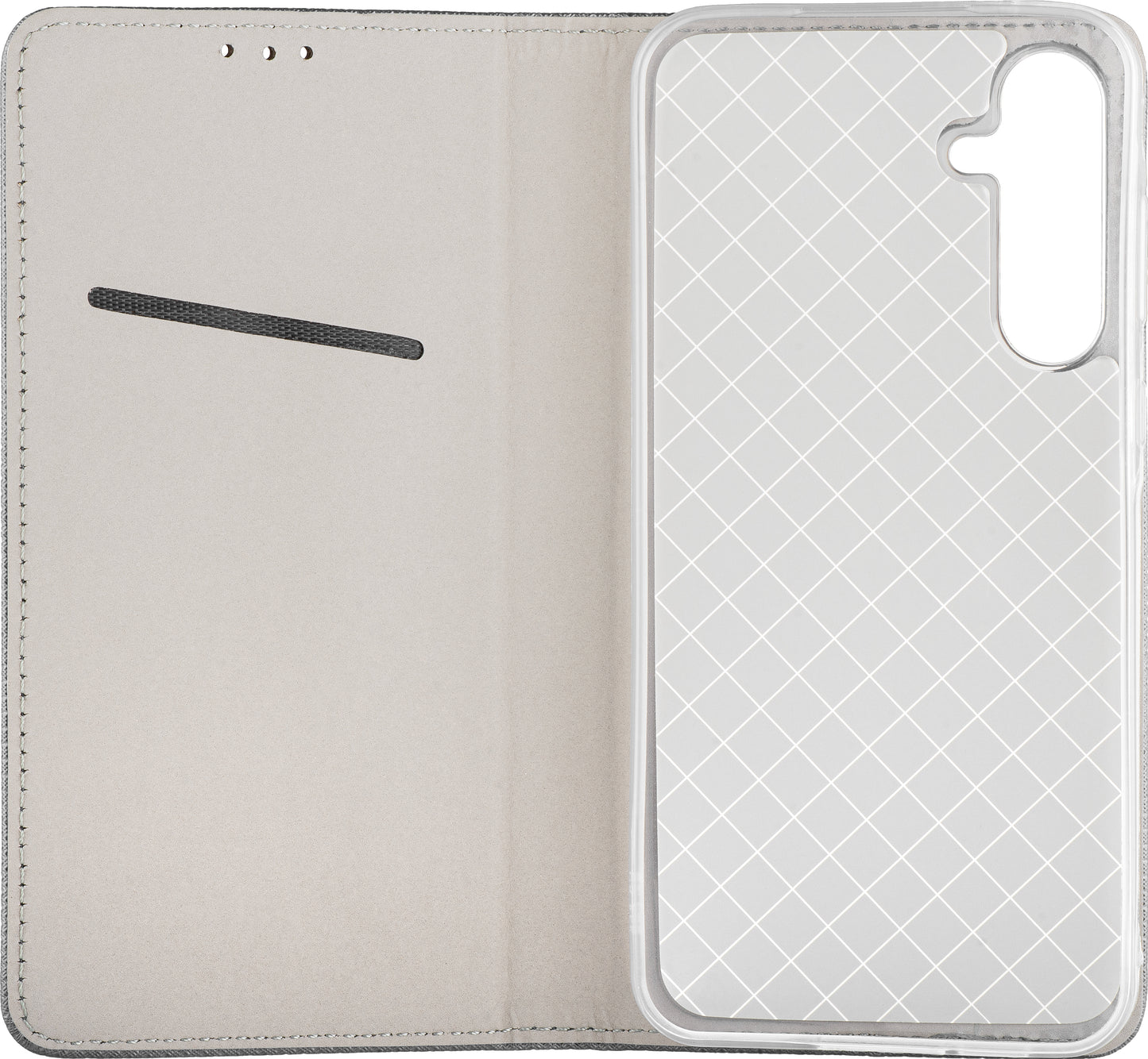 Kuori Samsung Galaxy J3 (2017) J330:lle, OEM, Smart Magnet, Harmaa