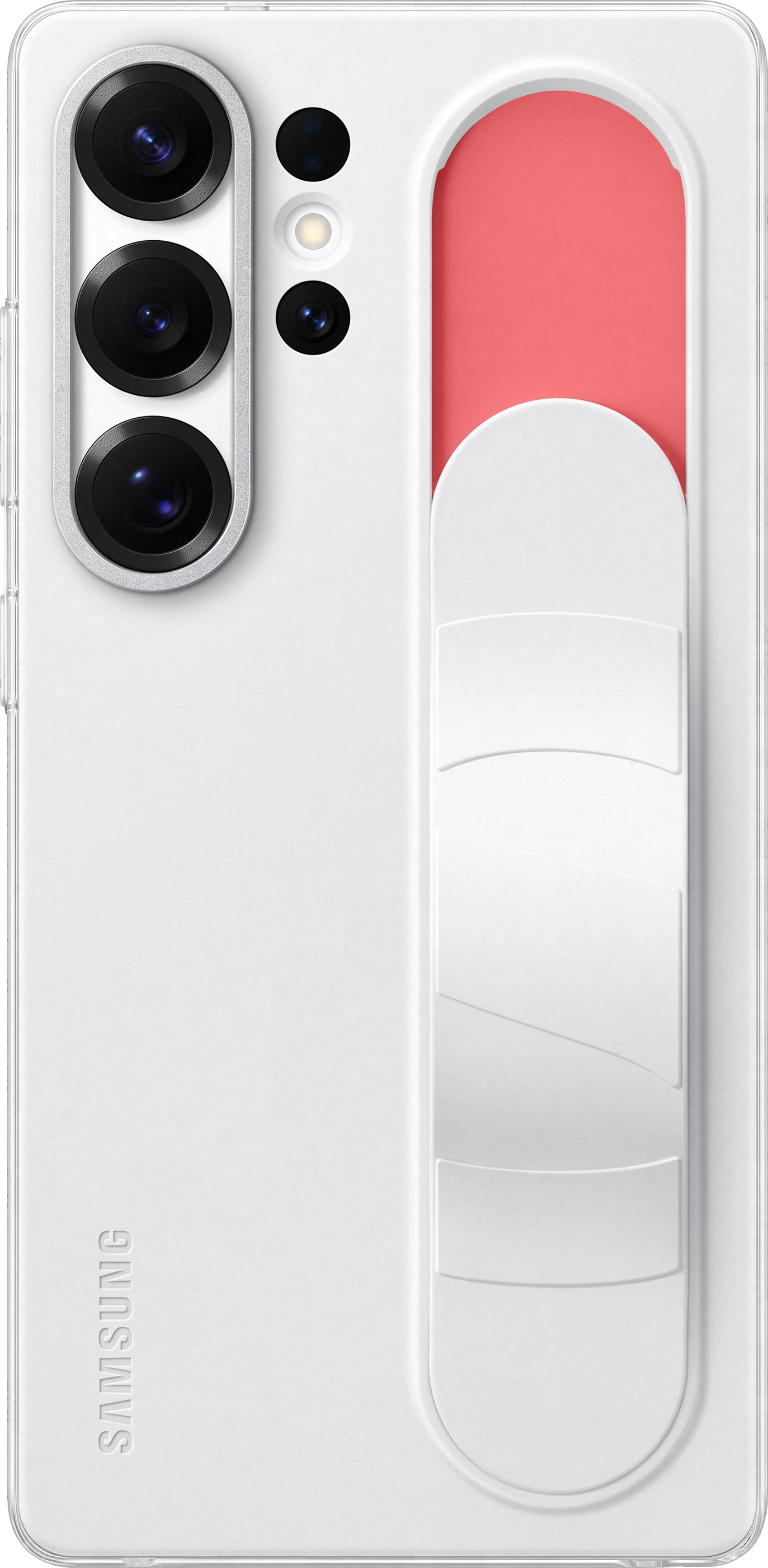 Kotelo Samsung Galaxy S25 Ultra S938:lle, Standing Grip, Valkoinen EF-GS938CWEGWW