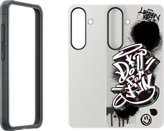 Suojakotelo Samsung Galaxy S25 S931:lle, FlipSuit Rugged Case, Musta EF-JS931CBEGWW