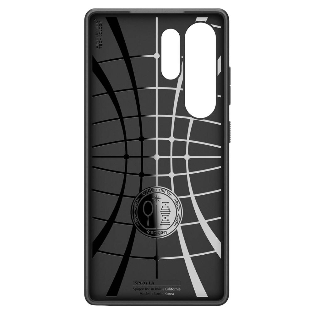 Kotelo Samsung Galaxy S25 Ultra S938:lle, Spigen, Liquid Air, Musta ACS08953