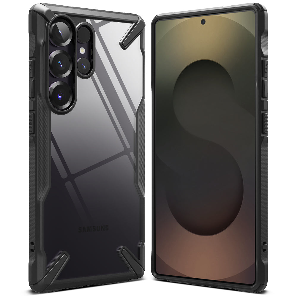 Suojakotelo Samsung Galaxy S25 Ultra S938:lle, Ringke, Fusion X, Musta