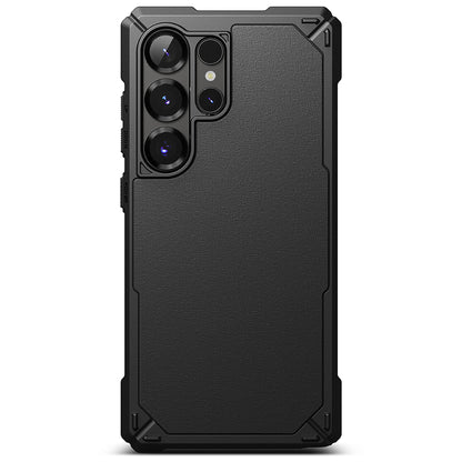 Suojakotelo Samsung Galaxy S25 Ultra S938:lle, Ringke, Rugged Gear, Musta
