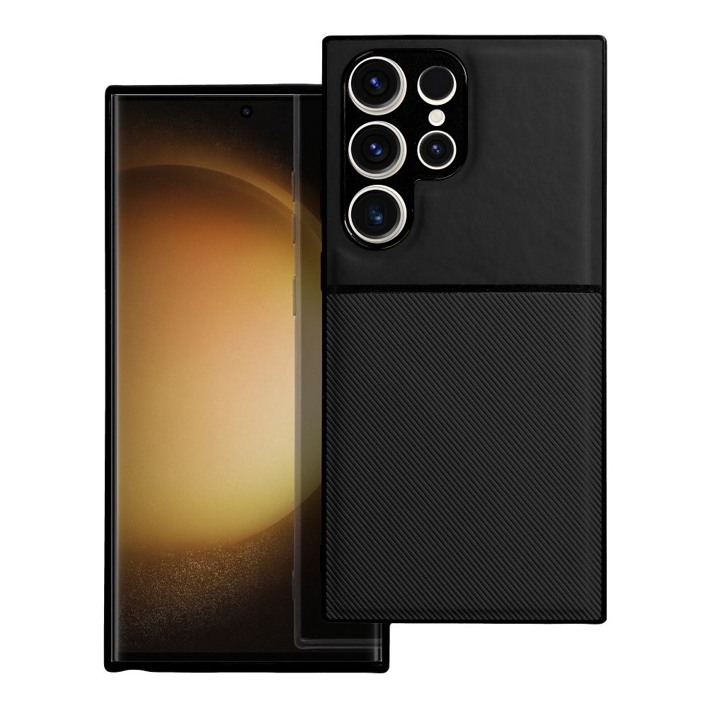 Kuori Samsung Galaxy S23 Ultra S918:lle, OEM, Noble, Musta